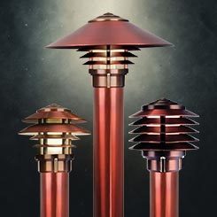 A diverse selection of bollards from Auroralight to provide exceptional area lighting